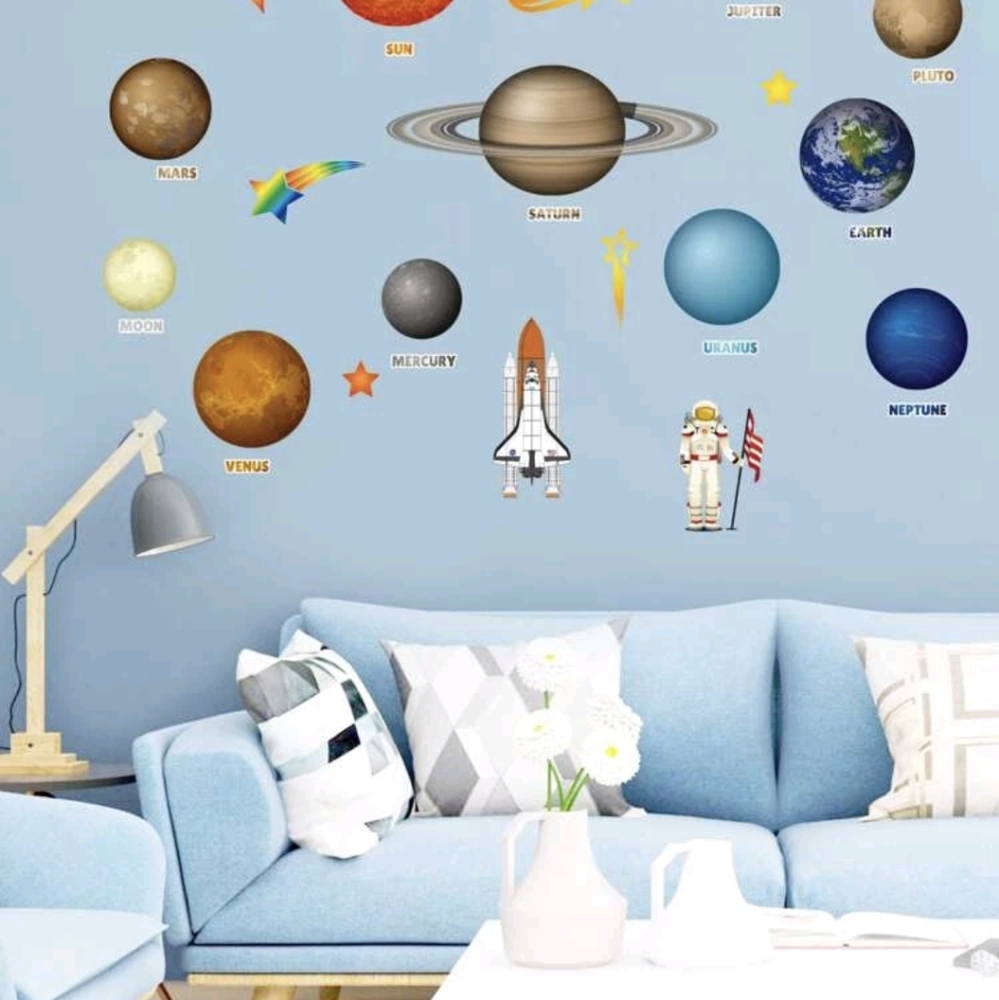 Sticker wall art /homeschool
